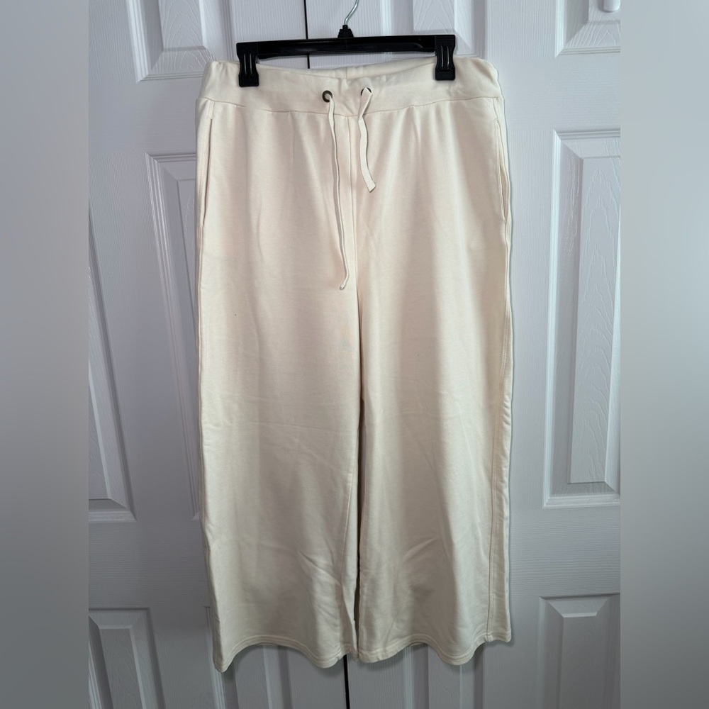 Amaryllis Cream Drawstring Joggers